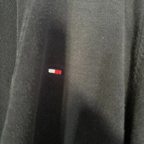 Tommy Hilfiger Cotton Cardigan Navy L - Picture 3 of 3